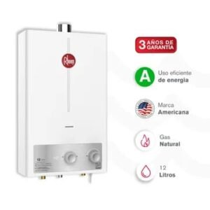 Calentador 12lt Gas Natural Tiro Forzado